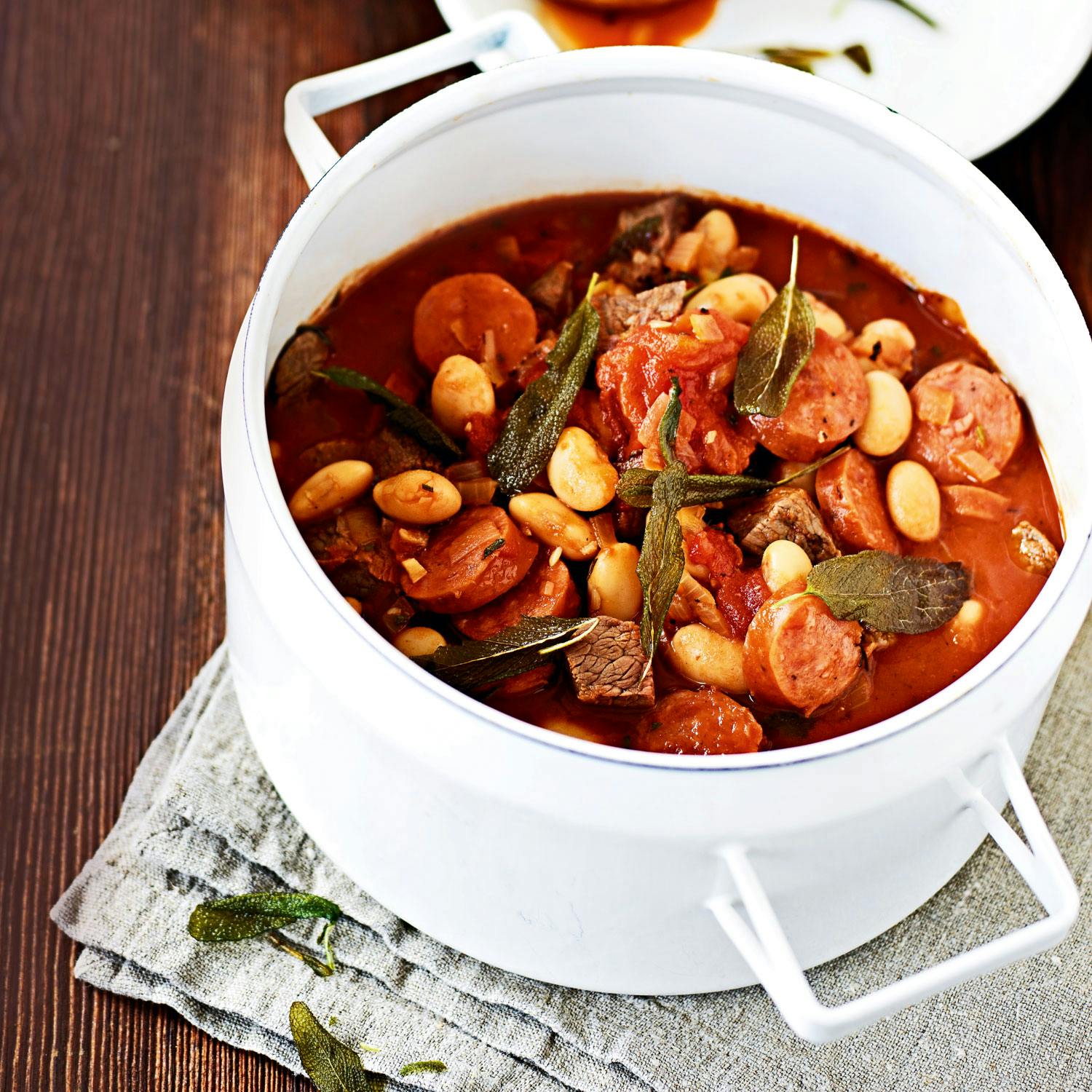 Cassoulet med lam og bønner
